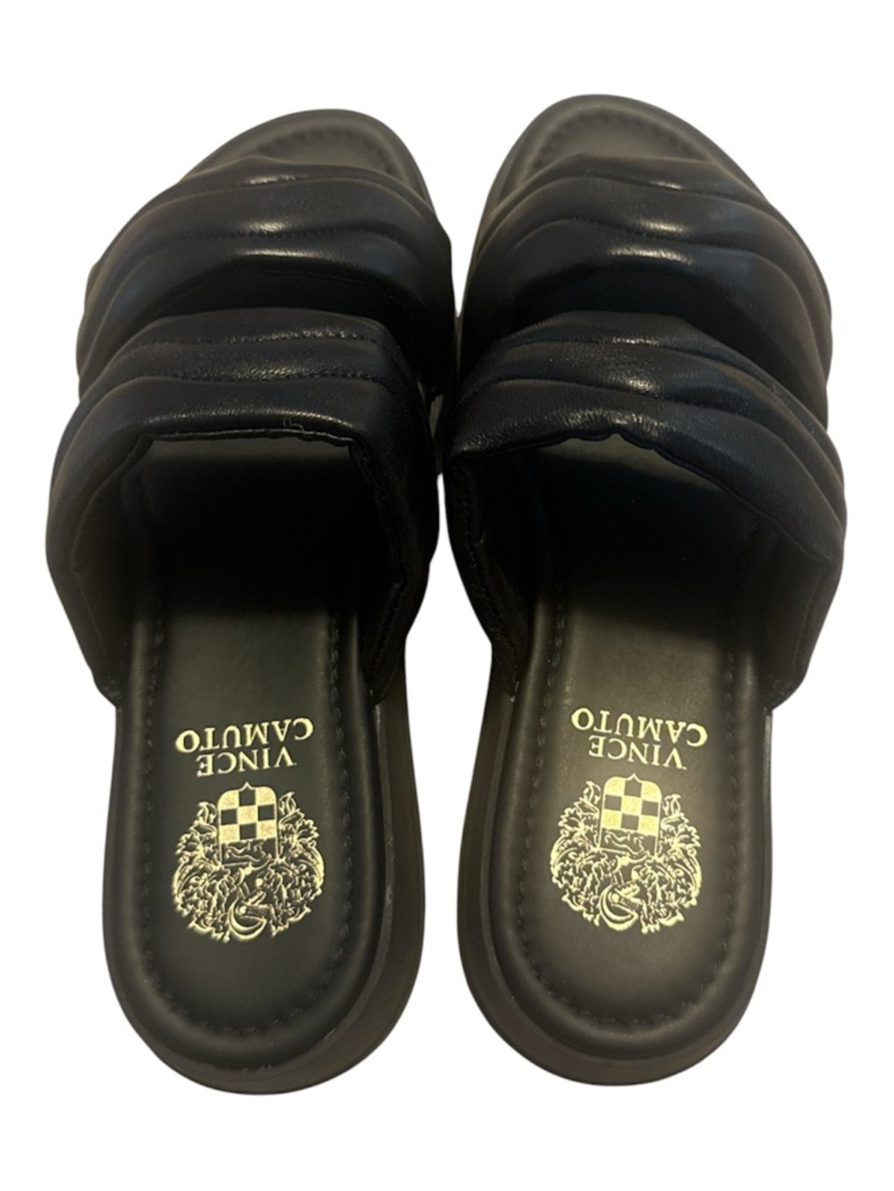 NWT Vince Camuto Sondrie Sandal in Black Napa - Size 7 - In box - Picture 4 of 8